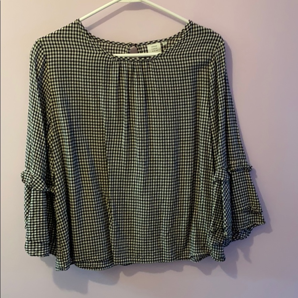Gingham blouse